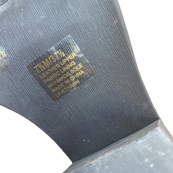 Lucky Brand Ethann Foldover Cuffed Ankle Booties Leather short boots size 7.5 - Picture 8 of 10